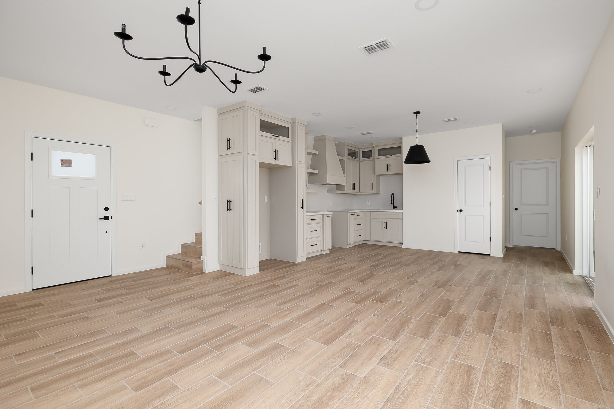 Stablewood · alternate front angle showing modern farmhouse profile